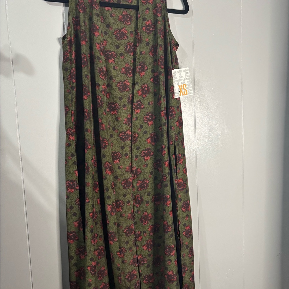 Floral Green/Pink‎ Throw Over
